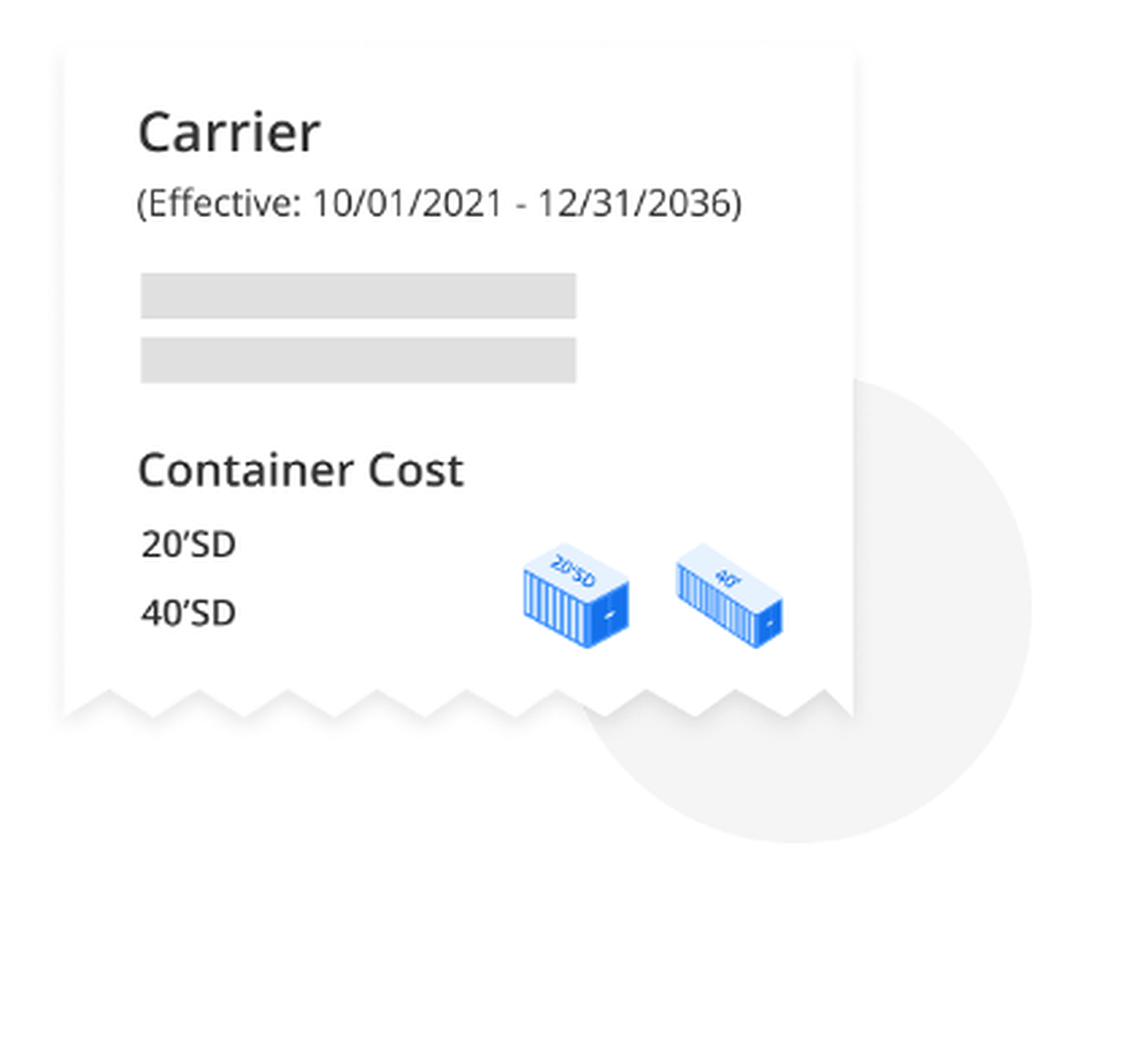 Carrier Rate Management