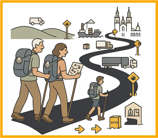 Shipping Happens: Camino lessons for logistics